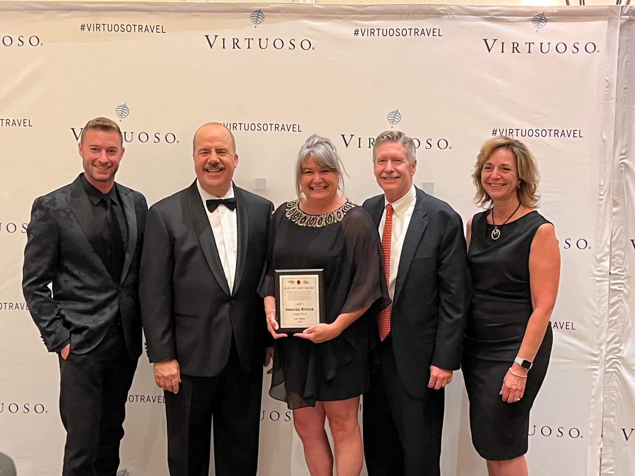 featured image for Largay president Amanda Klimak wins top award at Virtuoso Travel Week